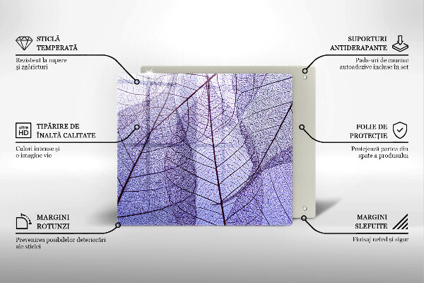 Kitchen worktop saver Leaves with veins