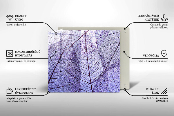Kitchen worktop saver Leaves with veins