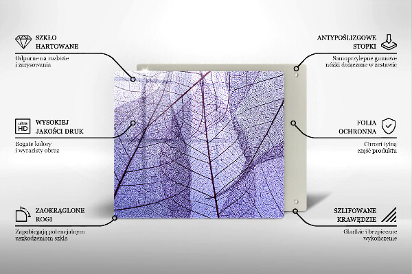 Kitchen worktop saver Leaves with veins
