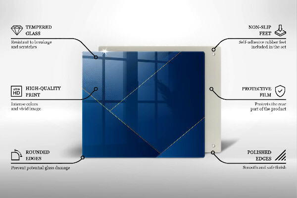 Induction hob cover Modern background