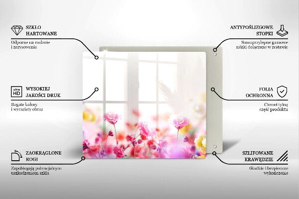 Worktop heat protector Flower meadow