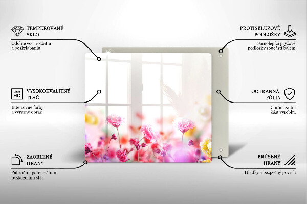 Worktop heat protector Flower meadow