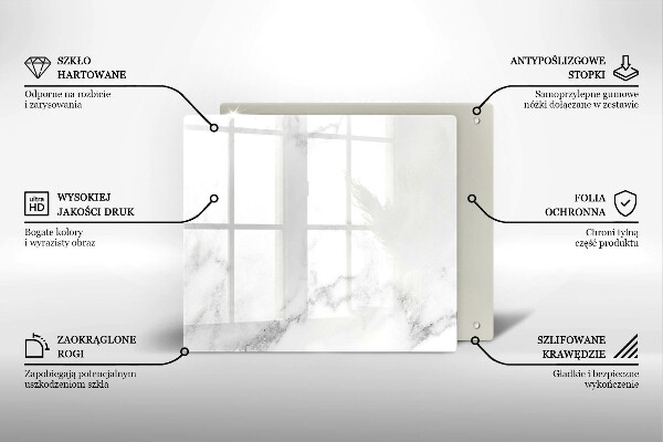 Worktop heat protector Modern marble