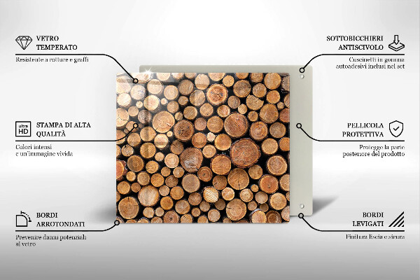 Kitchen worktop saver Tree trunks