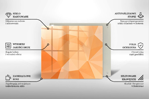 Kitchen worktop saver Geomeric background