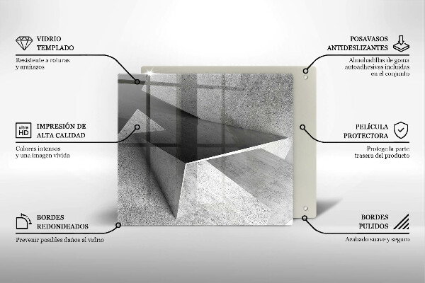 Kitchen worktop saver Concrete abstraction