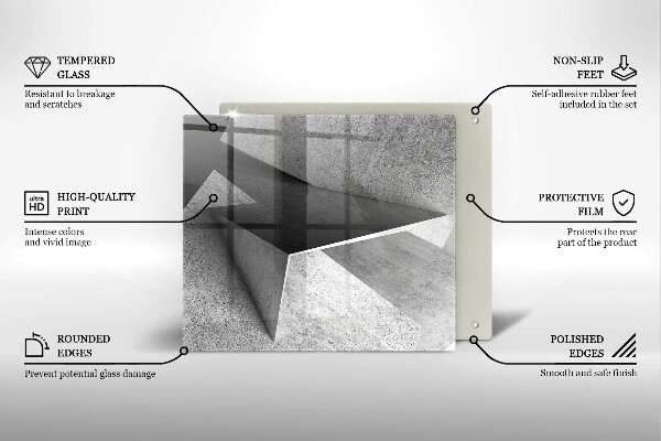 Kitchen worktop saver Concrete abstraction