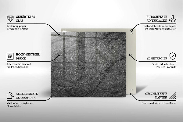 Kitchen worktop saver Stone texture