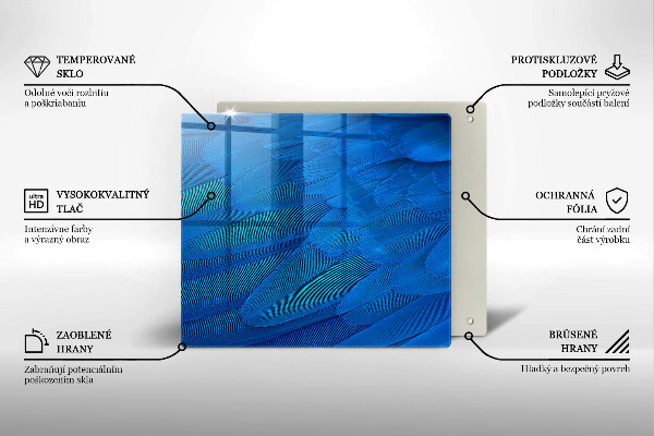 Kitchen worktop saver Bird feathers