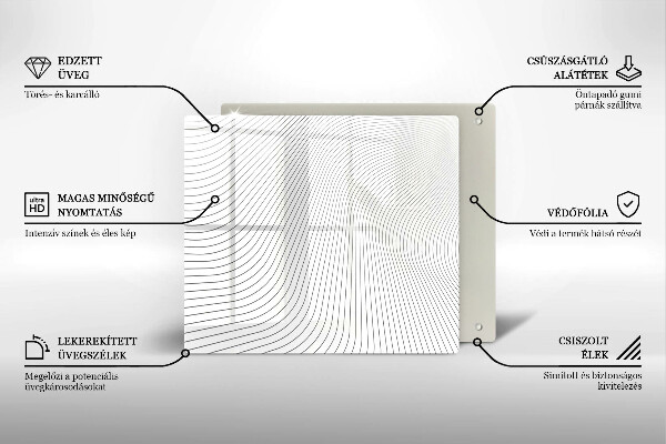 Kitchen worktop saver Modern Line pattern