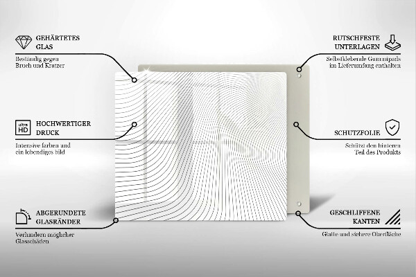 Kitchen worktop saver Modern Line pattern