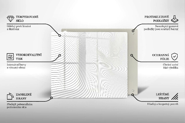 Kitchen worktop saver Modern Line pattern
