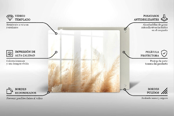 Kitchen worktop saver Pampas grass