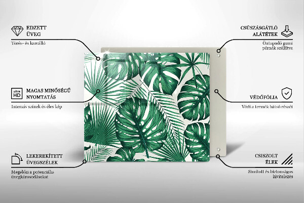 Kitchen worktop saver Monstera leaves