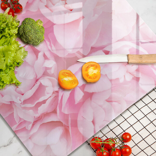 Worktop heat protector Delicate peonies