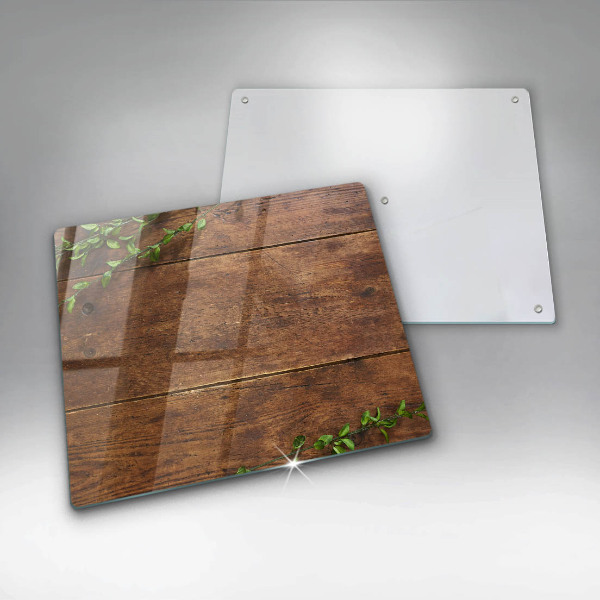 Kitchen worktop saver Wooden boards and leaves