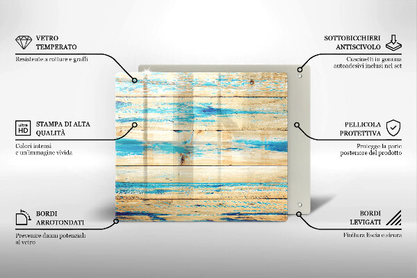 Kitchen worktop saver Retro boards wood