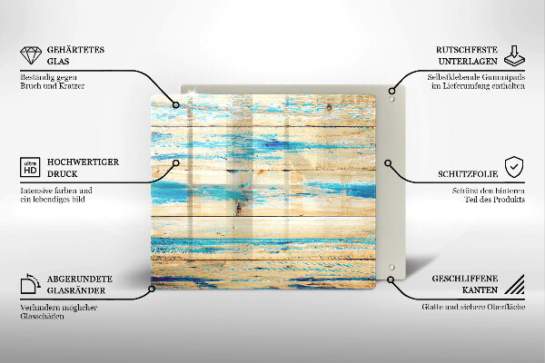 Kitchen worktop saver Retro boards wood
