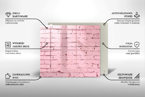 Kitchen worktop saver Pastel wall bricks