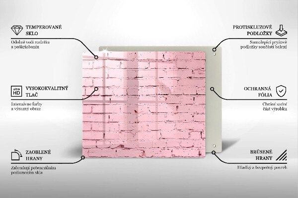 Kitchen worktop saver Pastel wall bricks