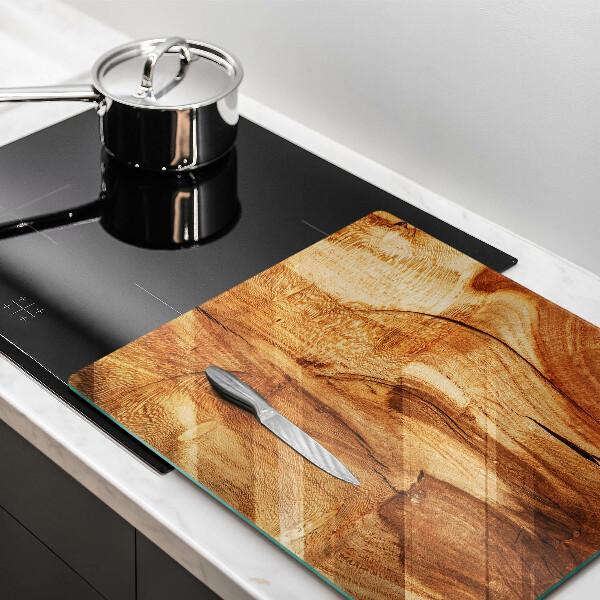 Kitchen worktop saver Wooden board texture