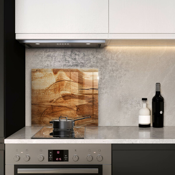 Kitchen worktop saver Wooden board texture