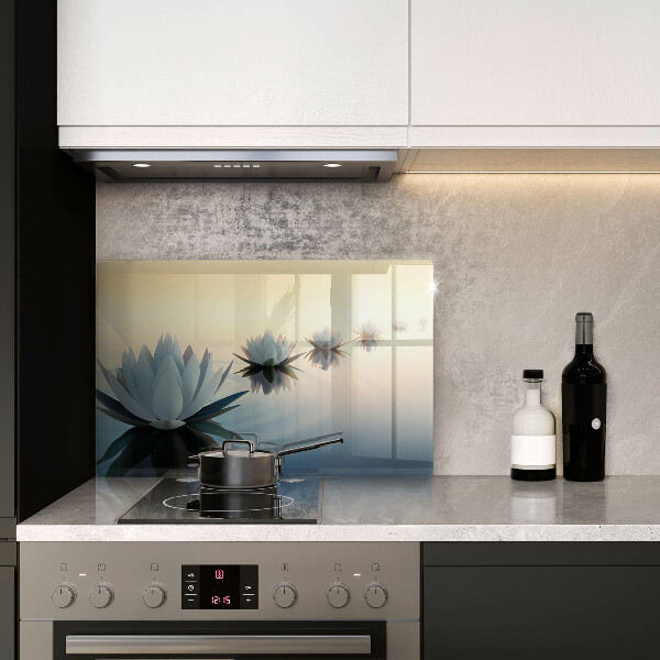 Worktop saver Lilie flowers on the water