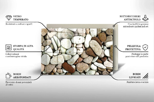 Worktop saver Background small stones