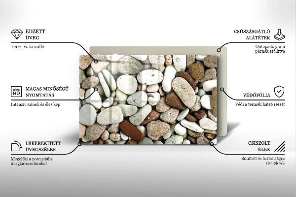 Worktop saver Background small stones