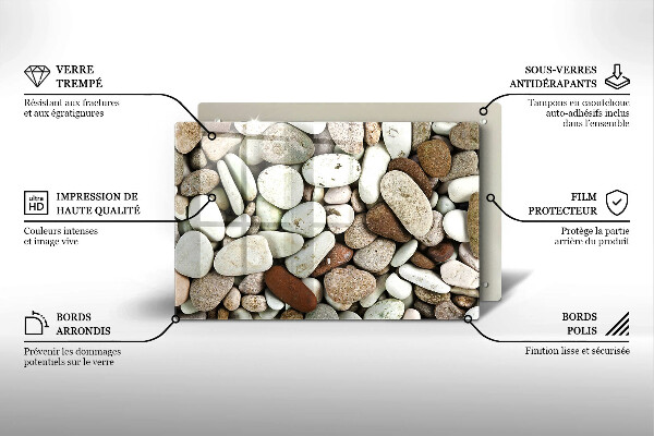 Worktop saver Background small stones