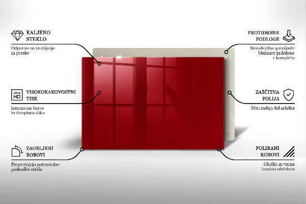 Kitchen worktop saver Red colour