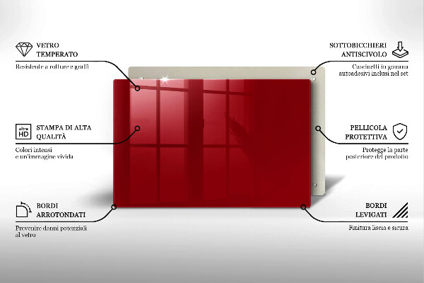 Kitchen worktop saver Red colour