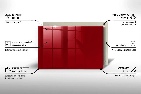 Kitchen worktop saver Red colour