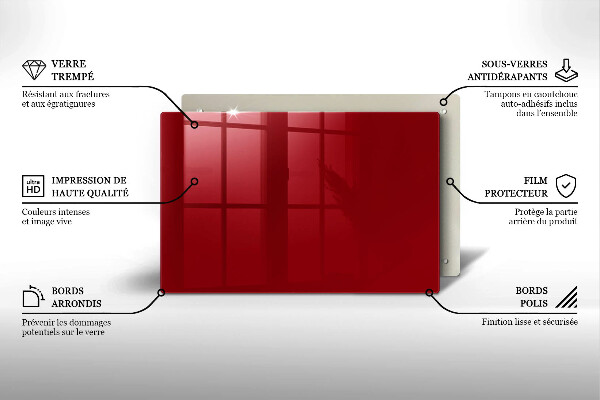 Kitchen worktop saver Red colour