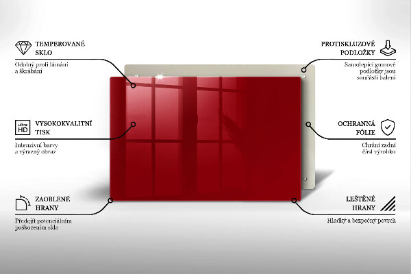 Kitchen worktop saver Red colour