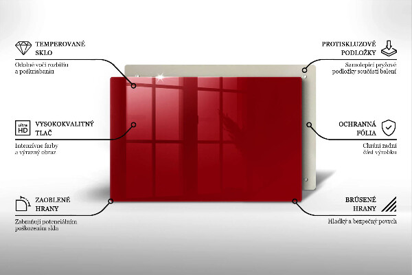 Kitchen worktop saver Red colour