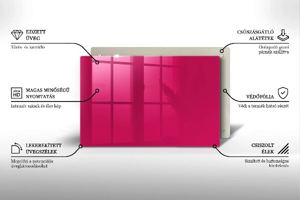 Kitchen worktop saver Pink color