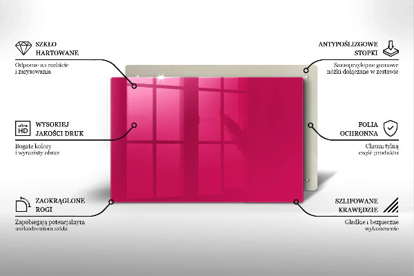Kitchen worktop saver Pink color
