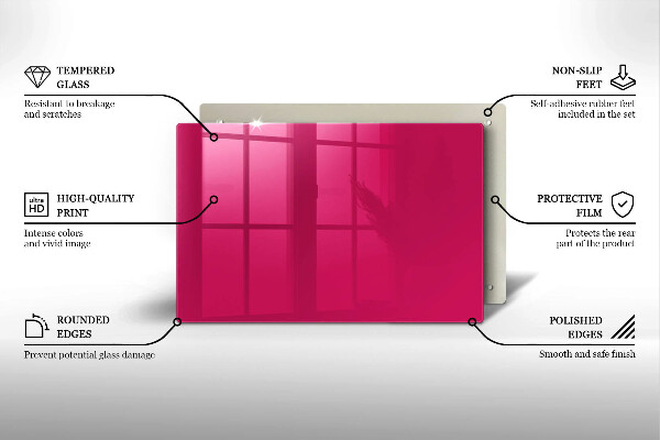 Kitchen worktop saver Pink color