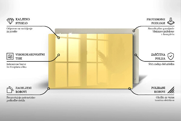Kitchen worktop saver Yellow