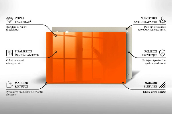 Kitchen worktop saver Orange color