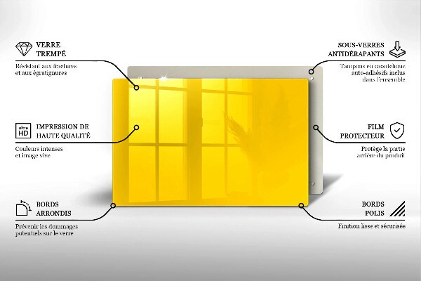 Kitchen worktop saver Yellow