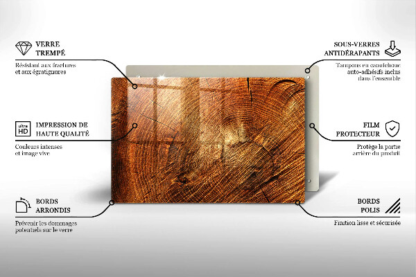 Worktop saver Wood grain