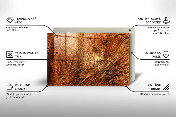 Worktop saver Wood grain