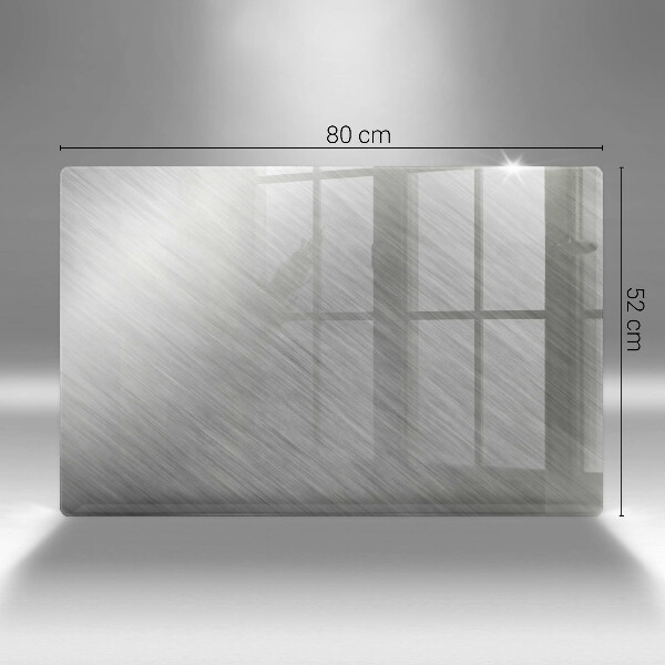 Induction hob protector Metal texture background