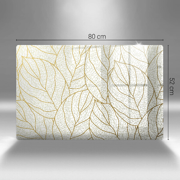 Worktop saver Line-art leaves pattern