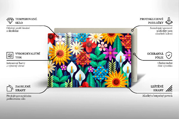 Worktop saver Illustration meadow flowers