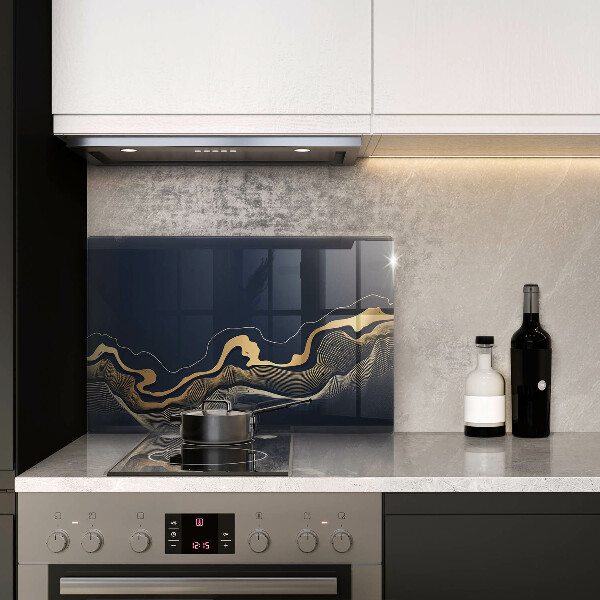 Worktop saver Abstraction golden lines