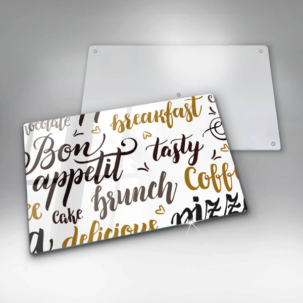 Worktop saver Text Bon Appetit