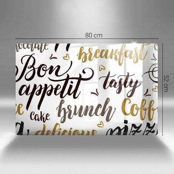 Worktop saver Text Bon Appetit